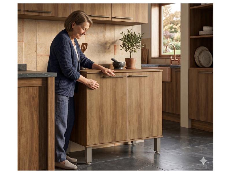 Balcão de Cozinha com Tampo Luciane 2 Portas Suíça - Gabinete de